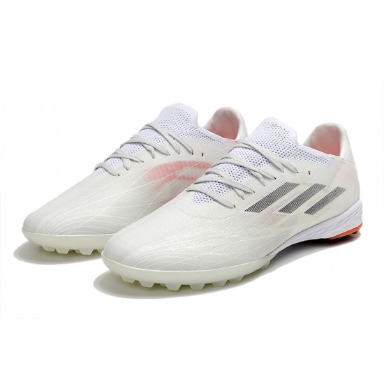 Adidas X Speedflow TF Low-top White Grey Red Men Soccer Cleats 