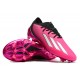 Adidas X Speedportal .1 2022 World Cup Boots FG Low-top Black Pink Men Soccer Cleats 