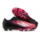 Adidas X Speedportal .1 2022 World Cup Boots FG Low-top Black Pink Soccer Cleats 