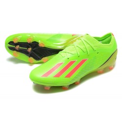 Adidas X Speedportal .1 2022 World Cup Boots FG Low-top Green Pink Soccer Cleats 