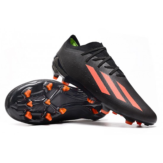 Adidas X Speedportal .1 2022 World Cup Boots FG Low-top Orange Black Soccer Cleats 