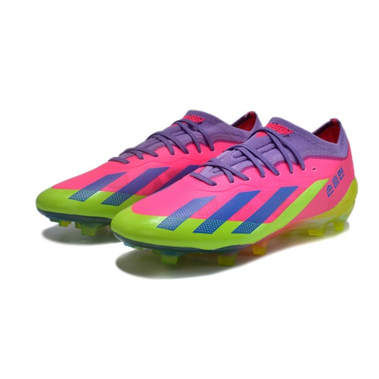 Adidas X Speedportal .1 2022 World Cup Boots FG Low-top Pink Purple Women And Men Soccer Cleats 