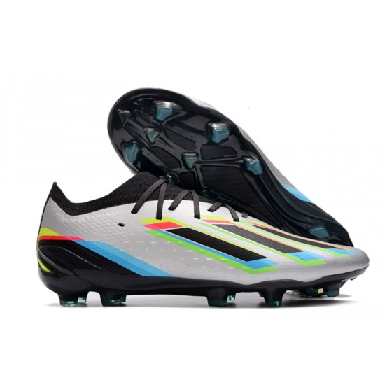 Adidas X Speedportal .1 2022 World Cup Boots FG Low-top Sliver Black Soccer Cleats 