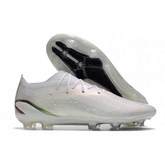 Adidas X Speedportal .1 2022 World Cup Boots FG Low-top White Black Soccer Cleats 