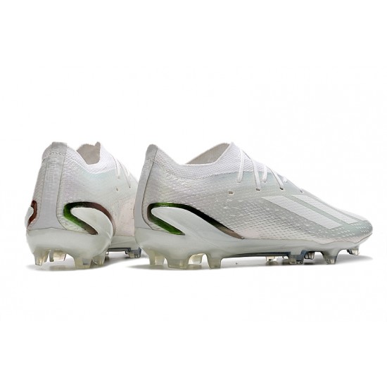 Adidas X Speedportal .1 2022 World Cup Boots FG Low-top White Black Soccer Cleats 