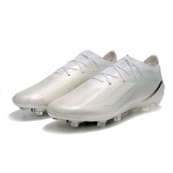 Adidas X Speedportal .1 2022 World Cup Boots FG Low-top White Black Soccer Cleats 