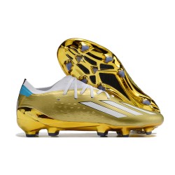 Adidas X Speedportal .1 2022 World Cup Boots FG Low-top White Gold Men Soccer Cleats 