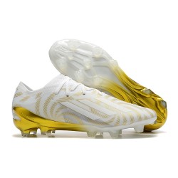 Adidas X Speedportal .1 2022 World Cup Boots FG Low-top White Gold Soccer Cleats 