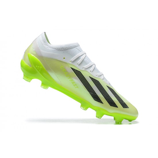 Adidas X Speedportal .1 2022 World Cup Boots FG Low-top White Green Black Men Soccer Cleats 