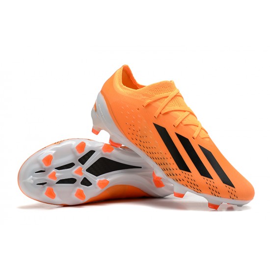 Adidas X Speedportal .1 2022 World Cup Boots FG Low-top White Orange Soccer Cleats 