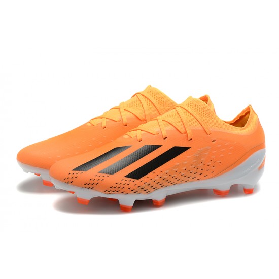 Adidas X Speedportal .1 2022 World Cup Boots FG Low-top White Orange Soccer Cleats 