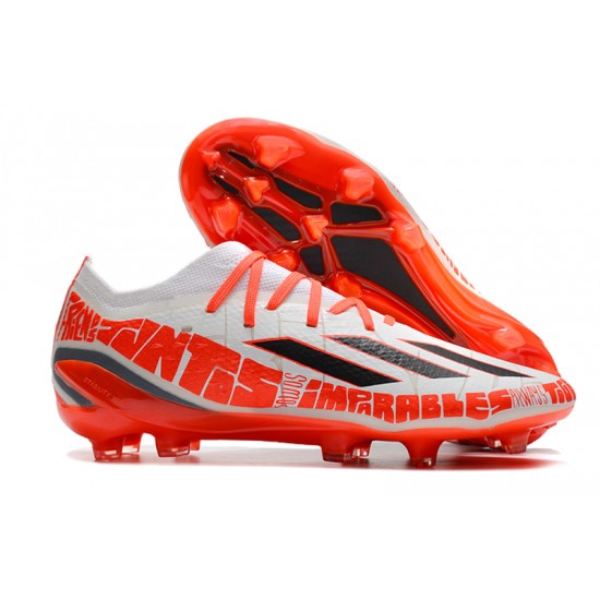 Adidas X Speedportal .1 2022 World Cup Boots FG Low-top White Red Soccer Cleats 