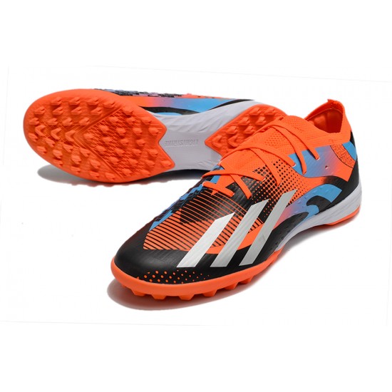 Adidas X Speedportal .1 TF Low-top Red Blue Black Men Soccer Cleats 