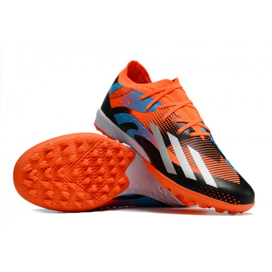 Adidas X Speedportal .1 TF Low-top Red Blue Black Men Soccer Cleats 