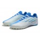 Adidas X Speedportal .1 TF Low-top White Turqoise Blue Soccer Cleats 