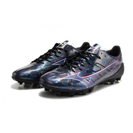 Mizuno Alpha Made In Japan Fg Low-Top Black Purple For Men Soccer Cleats 