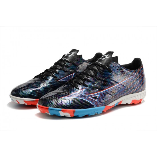 Mizuno Alpha Made In Japan Tf Low-Top Black Dark Blue For Men Soccer Cleats 