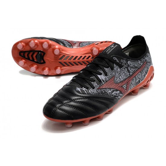 Mizuno Morelia Neo Iii Made In Japan AG Low-Top Black Brown For Men Soccer Cleats 