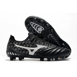 Mizuno Morelia Neo Iii Made In Japan AG Low-Top Black Grey For Men Soccer Cleats 