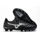 Mizuno Morelia Neo Iii Made In Japan AG Low-Top Black Grey For Men Soccer Cleats 