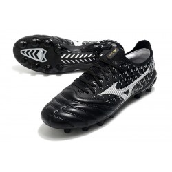 Mizuno Morelia Neo Iii Made In Japan AG Low-Top Black Grey For Men Soccer Cleats 