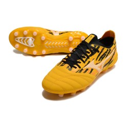 Mizuno Morelia Neo Iii Made In Japan AG Low-Top Yellow Black For Men Soccer Cleats 