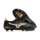 Mizuno Morelia Neo Iii Pro AG Low-Top Black Gold For Men Soccer Cleats 