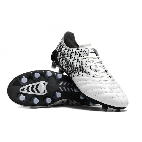 Mizuno Morelia Neo Iii Pro AG Low-Top Black White For Men Soccer Cleats 