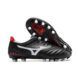 Mizuno Morelia Neo Iii Pro AG Low-Top Black White Red For Men Soccer Cleats 