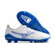 Mizuno Morelia Neo Iii Pro AG Low-Top White Blue For Men Soccer Cleats 