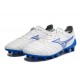 Mizuno Morelia Neo Iii Pro AG Low-Top White Blue For Men Soccer Cleats 