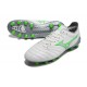 Mizuno Morelia Neo Iii Pro AG Low-Top White Grey Green For Men Soccer Cleats 