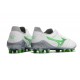 Mizuno Morelia Neo Iii Pro AG Low-Top White Grey Green For Men Soccer Cleats 