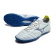 Mizuno Morelia Wave Cup Classic Tf Low-Top White Blue Yellow For Men Soccer Cleats 