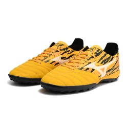 Mizuno Morelia Wave Cup Classic Tf Low-Top Yellow Black For Men Soccer Cleats 