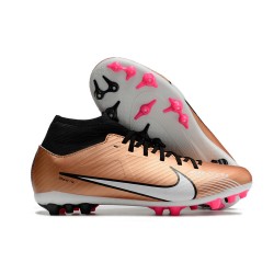 Nike Air Zoom Mercurial Superfly IX Academy AG High-top Brown Black Women And Men Soccer Cleats 