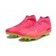 Nike Air Zoom Mercurial Superfly IX Academy AG High-top Green Pink Women And Men Soccer Cleats 