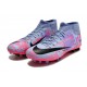 Nike Air Zoom Mercurial Superfly IX Academy AG High-top Purple Pink Women And Men Soccer Cleats 