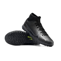 Nike Air Zoom Mercurial Superfly IX Academy TF High-top Black Women And Men Soccer Cleats 