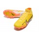 Nike Air Zoom Mercurial Superfly IX Elite AG High-top Yellow Women And Men Soccer Cleats 