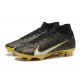 Nike Air Zoom Mercurial Superfly IX Elite FG High-top Black Gold Women And Men Soccer Cleats 