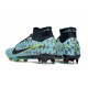 Nike Air Zoom Mercurial Superfly IX Elite FG High-top Blue Yellow Black Women And Men Soccer Cleats 