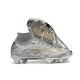 Nike Air Zoom Mercurial Superfly IX Elite FG High-top Gold Sliver Women And Men Soccer Cleats 