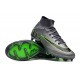 Nike Air Zoom Mercurial Superfly IX Elite FG High-top Green Black Women And Men Soccer Cleats 