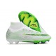 Nike Air Zoom Mercurial Superfly IX Elite FG High-top Green White Women And Men Soccer Cleats 