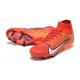 Nike Air Zoom Mercurial Superfly IX Elite FG High-top Orange Black White Women And Men Soccer Cleats 