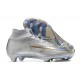 Nike Air Zoom Mercurial Superfly IX Elite FG High-top Sliver Women And Men Soccer Cleats 