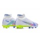 Nike Air Zoom Mercurial Superfly IX Elite FG High-top White Multi Women And Men Soccer Cleats 