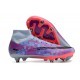 Nike Air Zoom Mercurial Superfly IX Elite SG High-top Purple Grey Men Soccer Cleats 