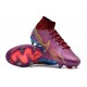 Nike Air Zoom Mercurial Superfly IX Elite SG High-top Purple Men Soccer Cleats 